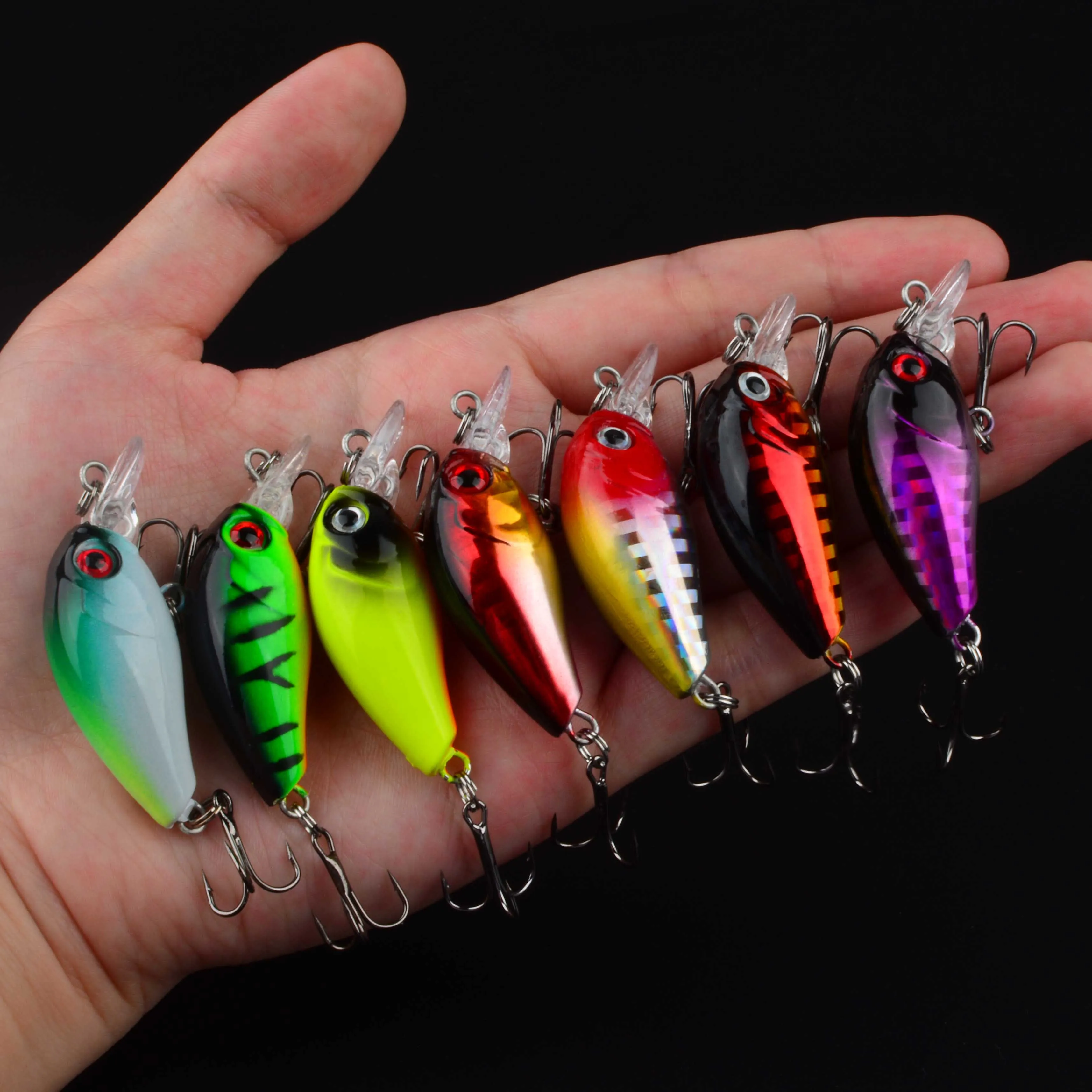 Señuelo minnow tipo manivela de 4.5 cm