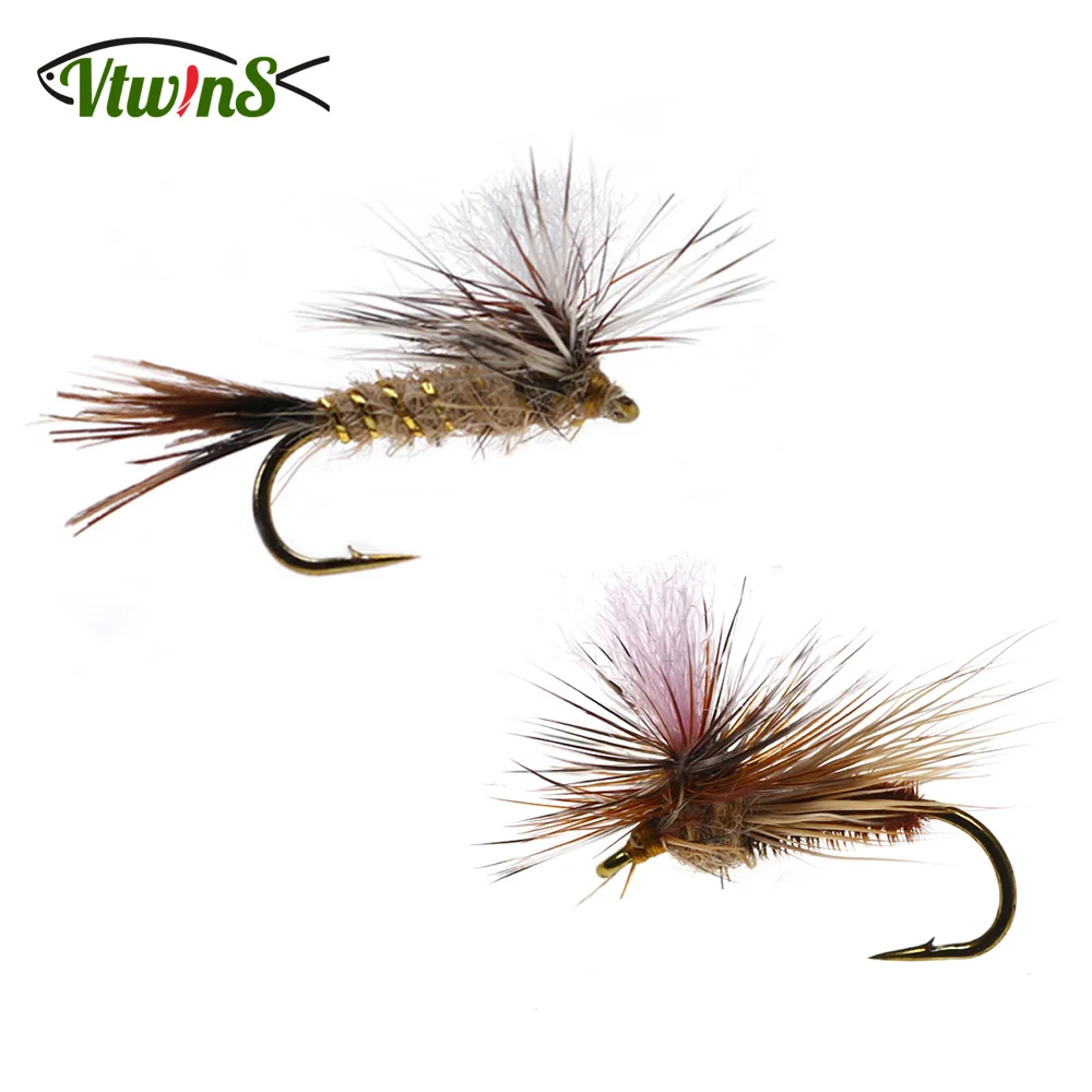 Vtwins Mosca seca Caddis Quintessential para trucha arcoíris - imagen 4