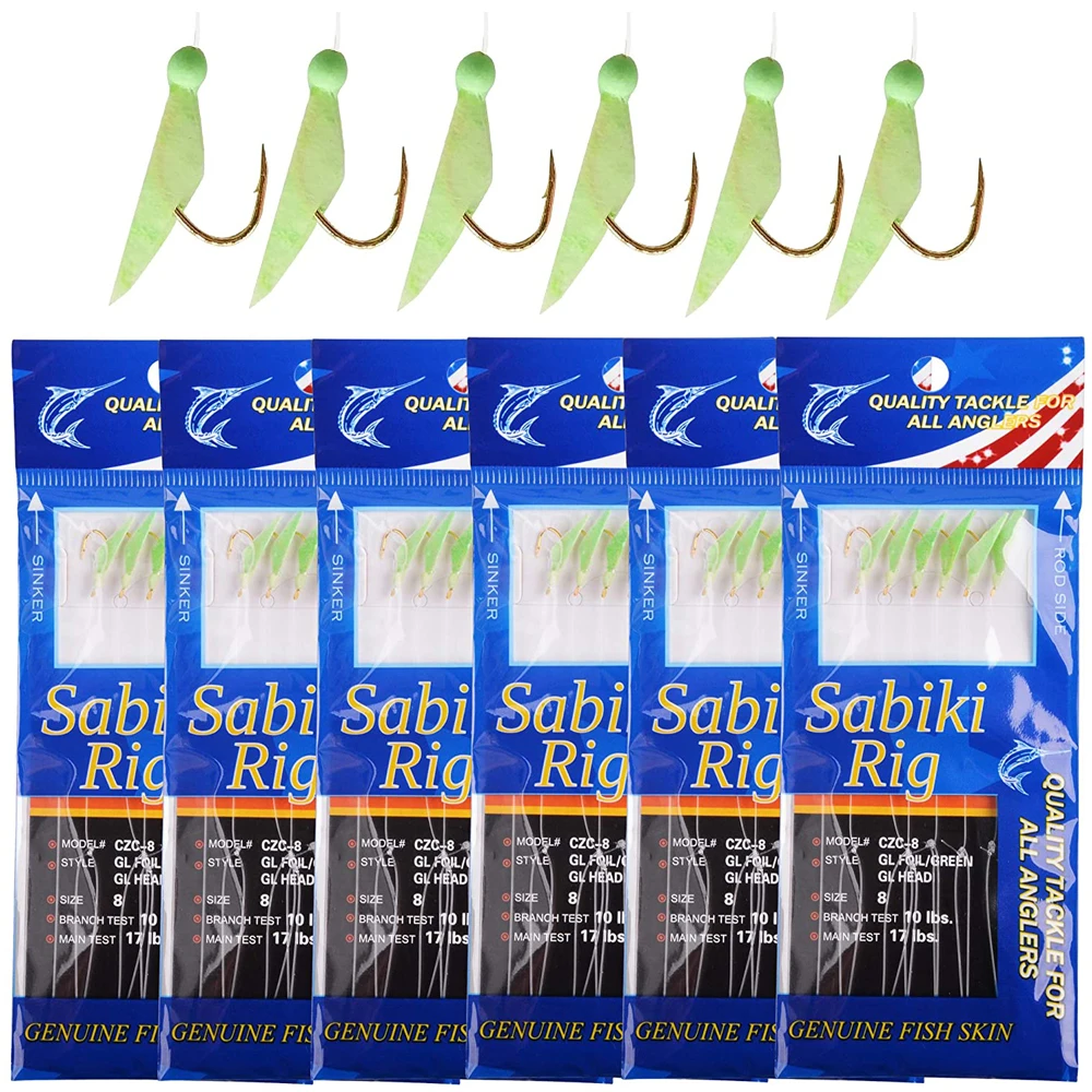 Aparejos luminosos para pesca de agua salada