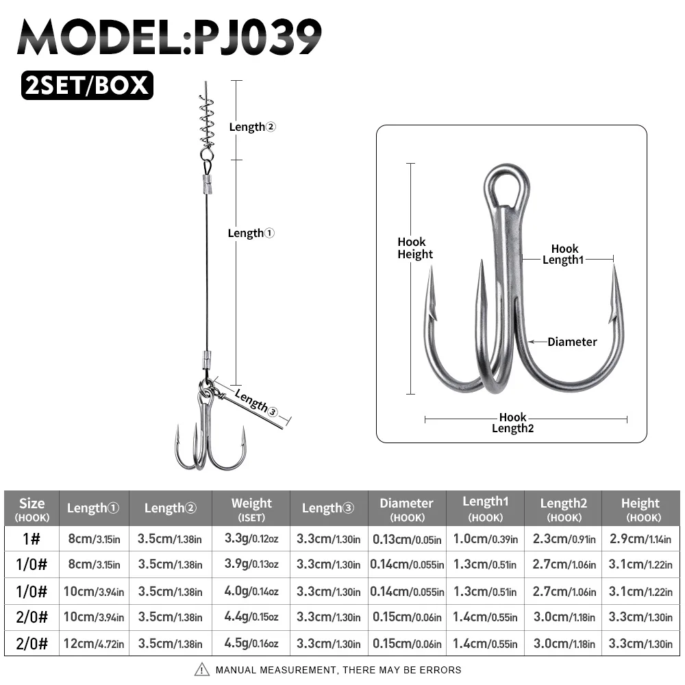 PROBEROS Aparejo stinger para lucio con anzuelo triple - imagen 2