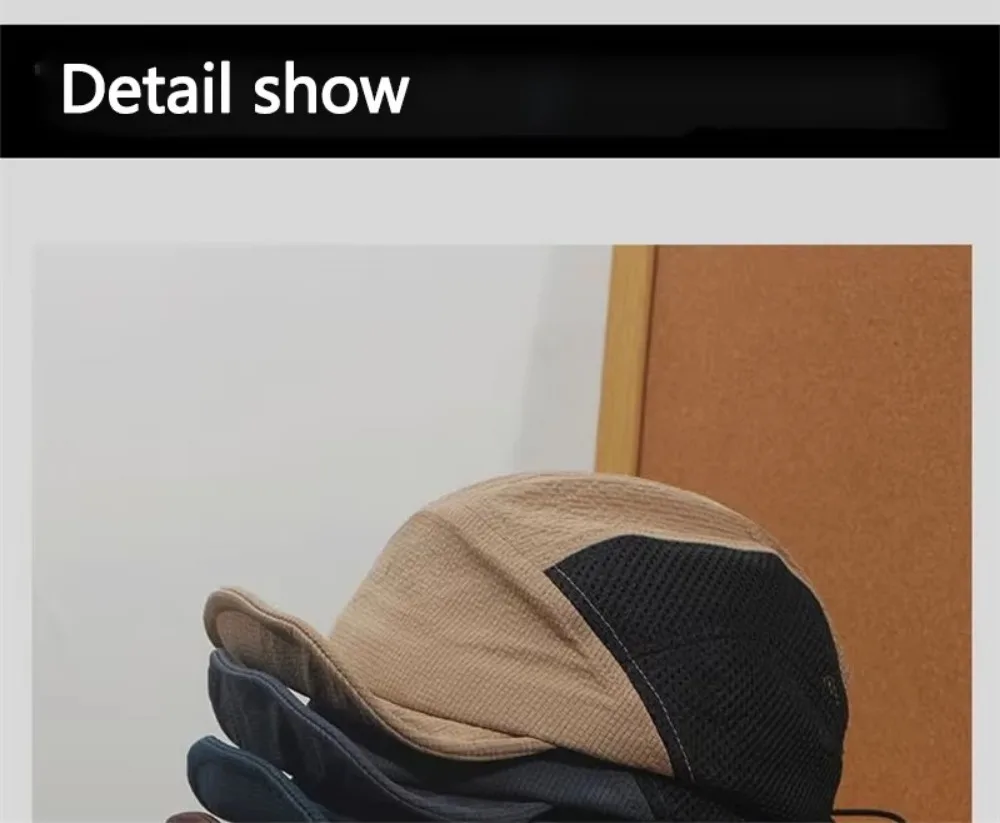 Gorra de ala corta para cara pequeña