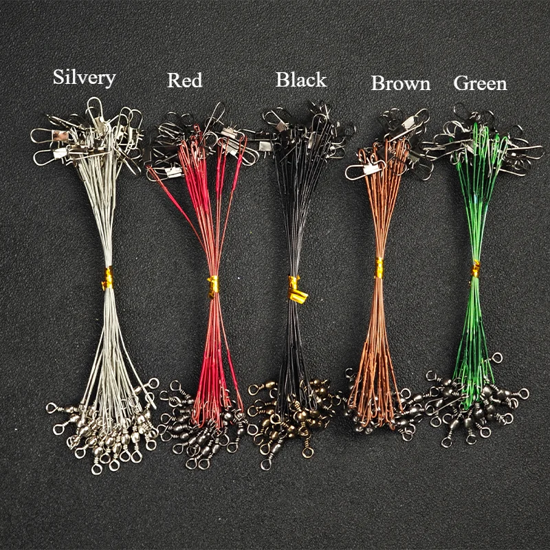 Accesorios para señuelos de cable de acero con eslabón giratorio - imagen 4