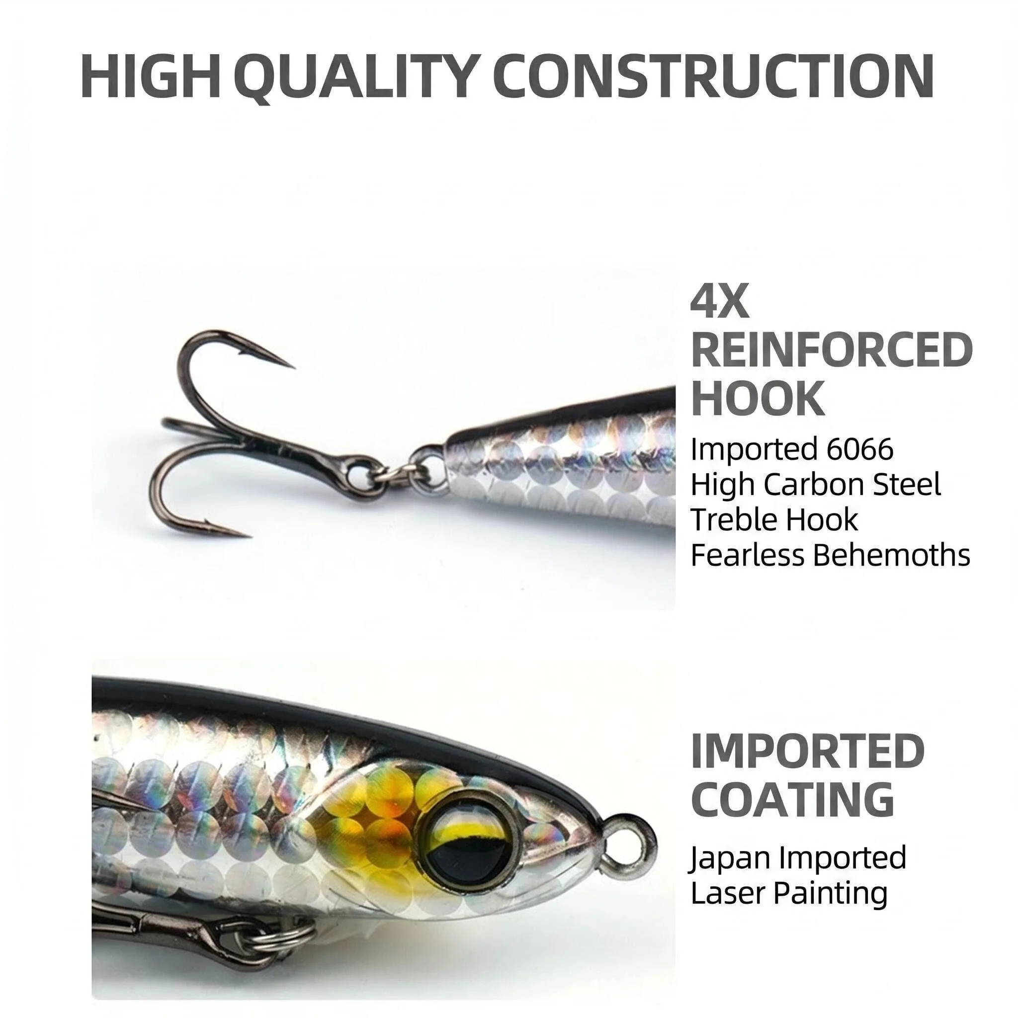 Stickbait tipo lápiz wobbler para trucha y lubina – spinning - imagen 4