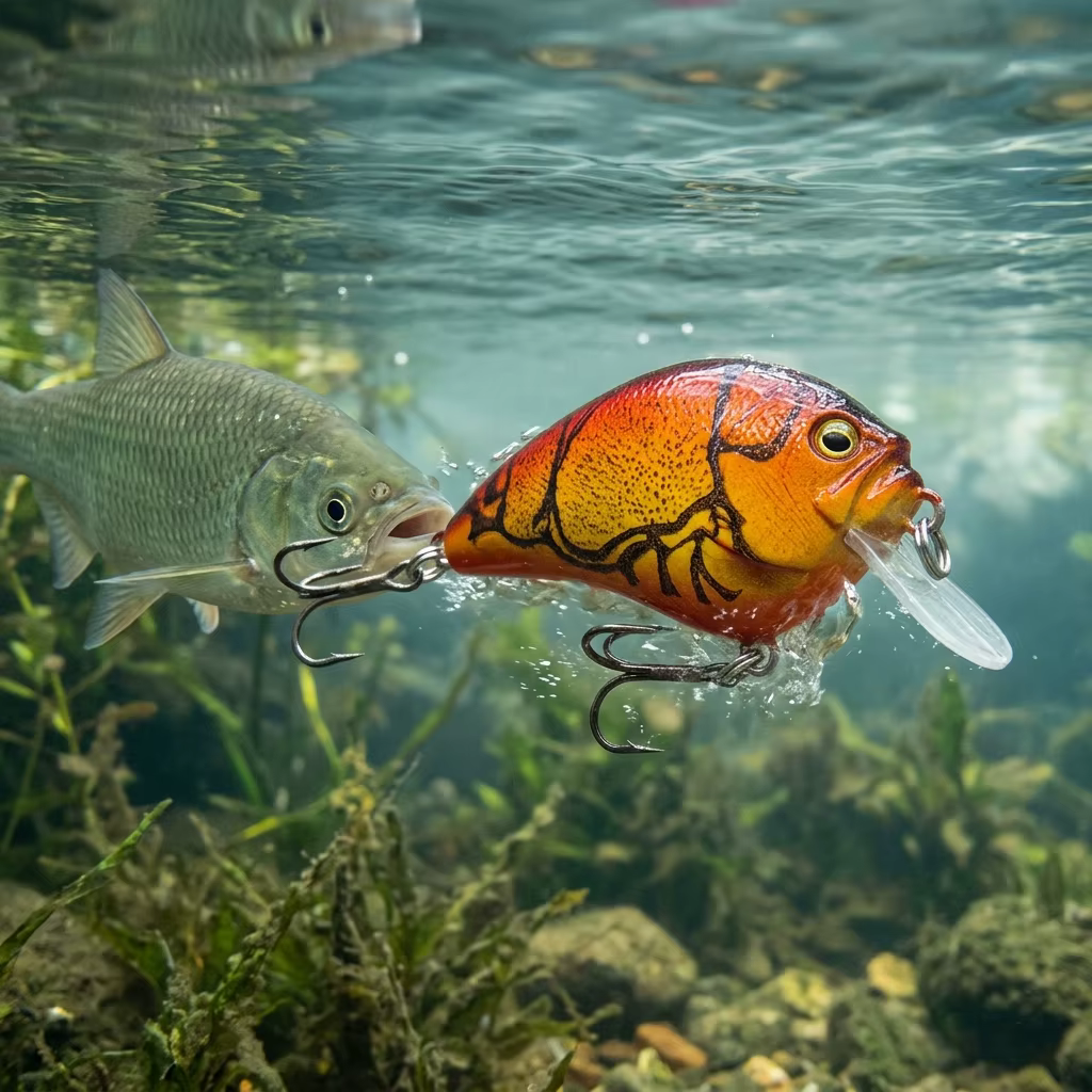 Señuelo Crankbait Biónico Resistente para Lubina y Lucio - imagen 2