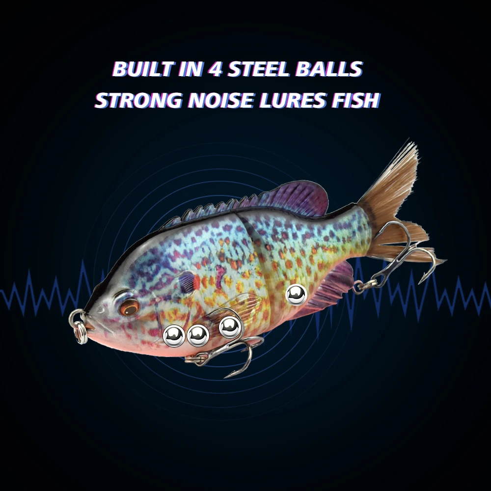 Glide Bluegill vinilo de hundimiento lento para pesca - imagen 5