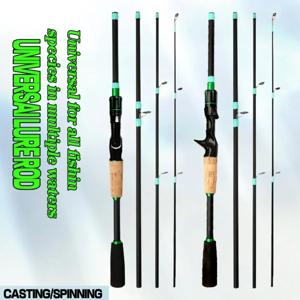 Vista de la caña BRAVMACK para spinning y casting