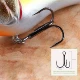 LETOYO Crankbait para lucio Minnow negro con labio - imagen 4