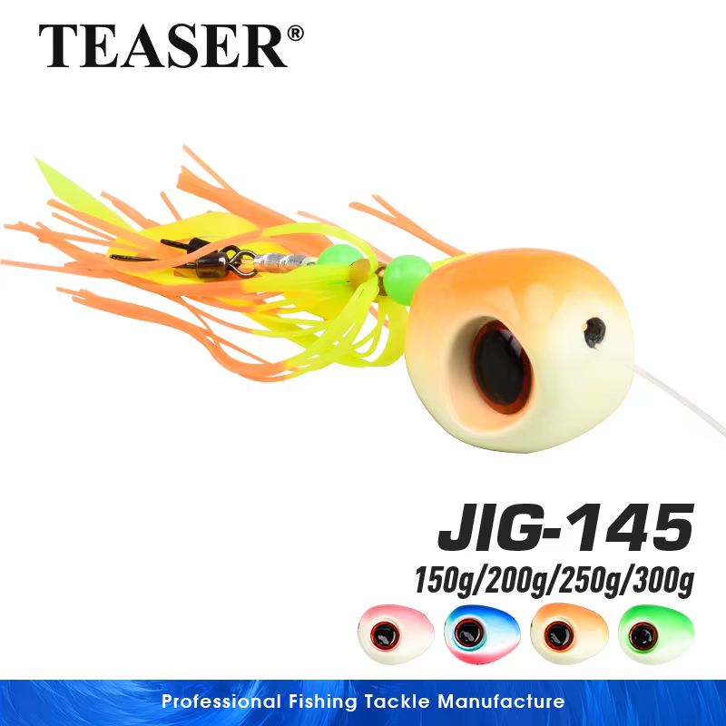 TEASER J145 jig metálico con luz para pesca vertical en mar - imagen 2
