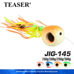 TEASER J145 jig metálico con luz para pesca vertical en mar