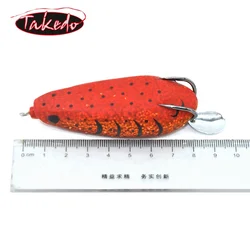 TAKEDO LW039 Señuelo Rana Topwater Wobbers Cabeza de Serpiente