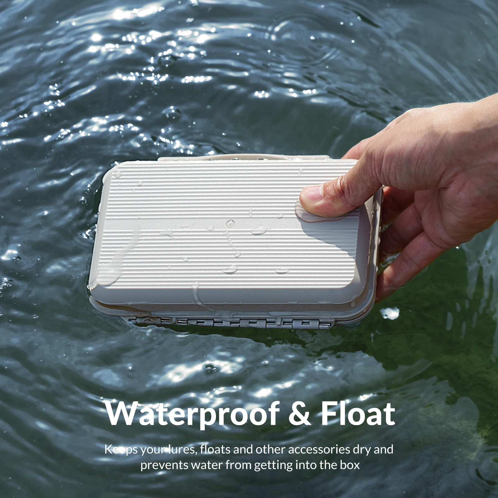 Caja impermeable para pesca con mosca ABS ligera con espuma - imagen 4