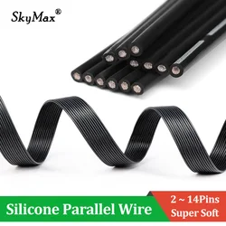Cable de cobre flexible resistente al calor paralelo de silicona