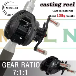 MBLN Ultra Light – Carrete Baitcasting de Carbono para Black Bass