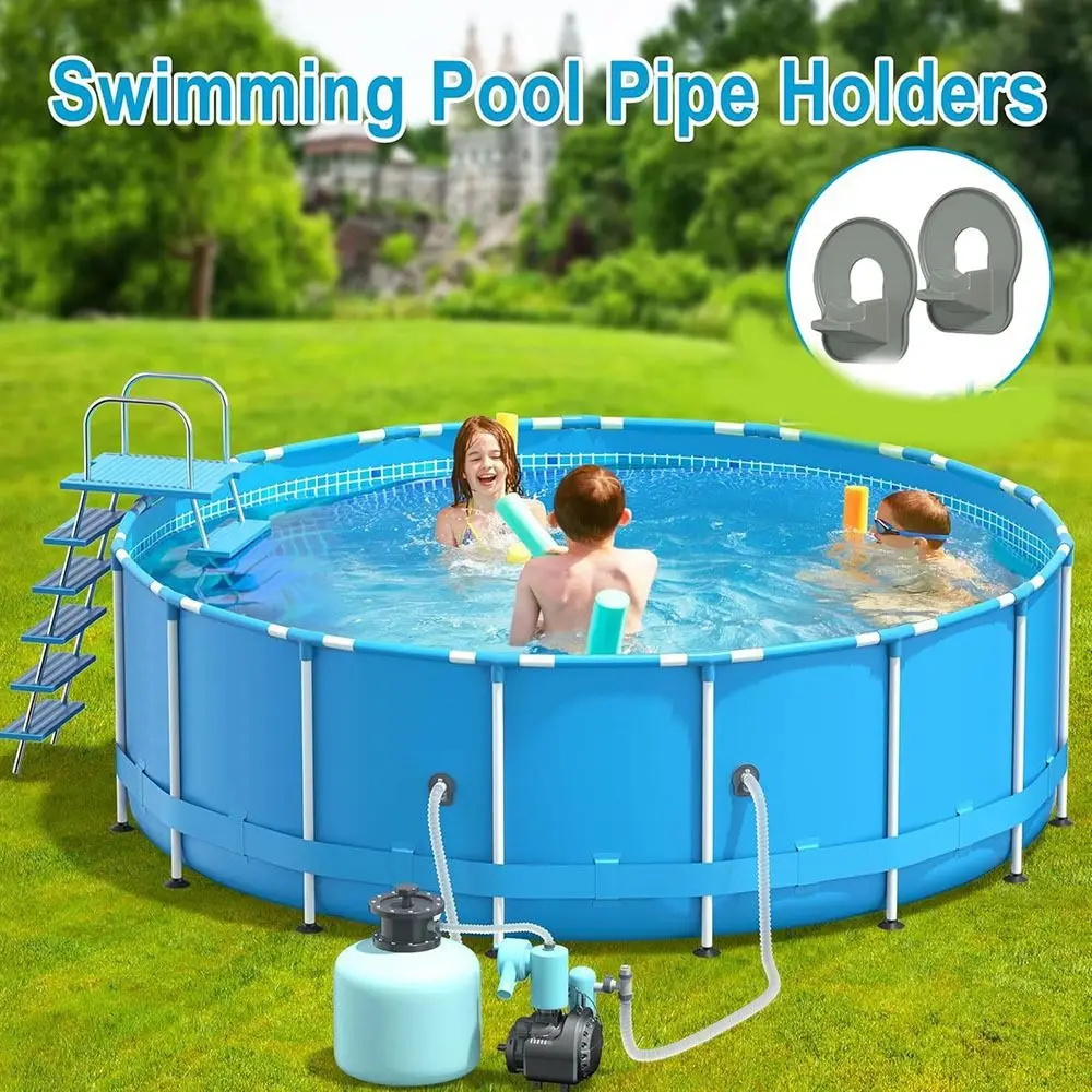Soporte universal manguera piscina sin perforaciones Intex - imagen 3