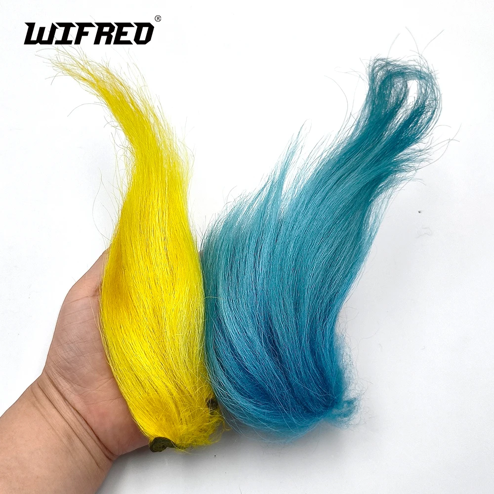 Pelo Cola Cabra Natural Wifreo – Material Atado Mosca Salmón - imagen 3