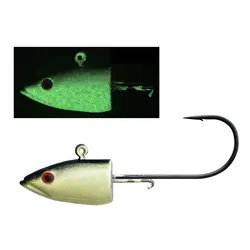JYJ Jig Head 3D Ojos Inox para Lucio Lubina Vinilo Suave