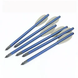 Flechas cortas de aluminio multicolor de aleación para dardos