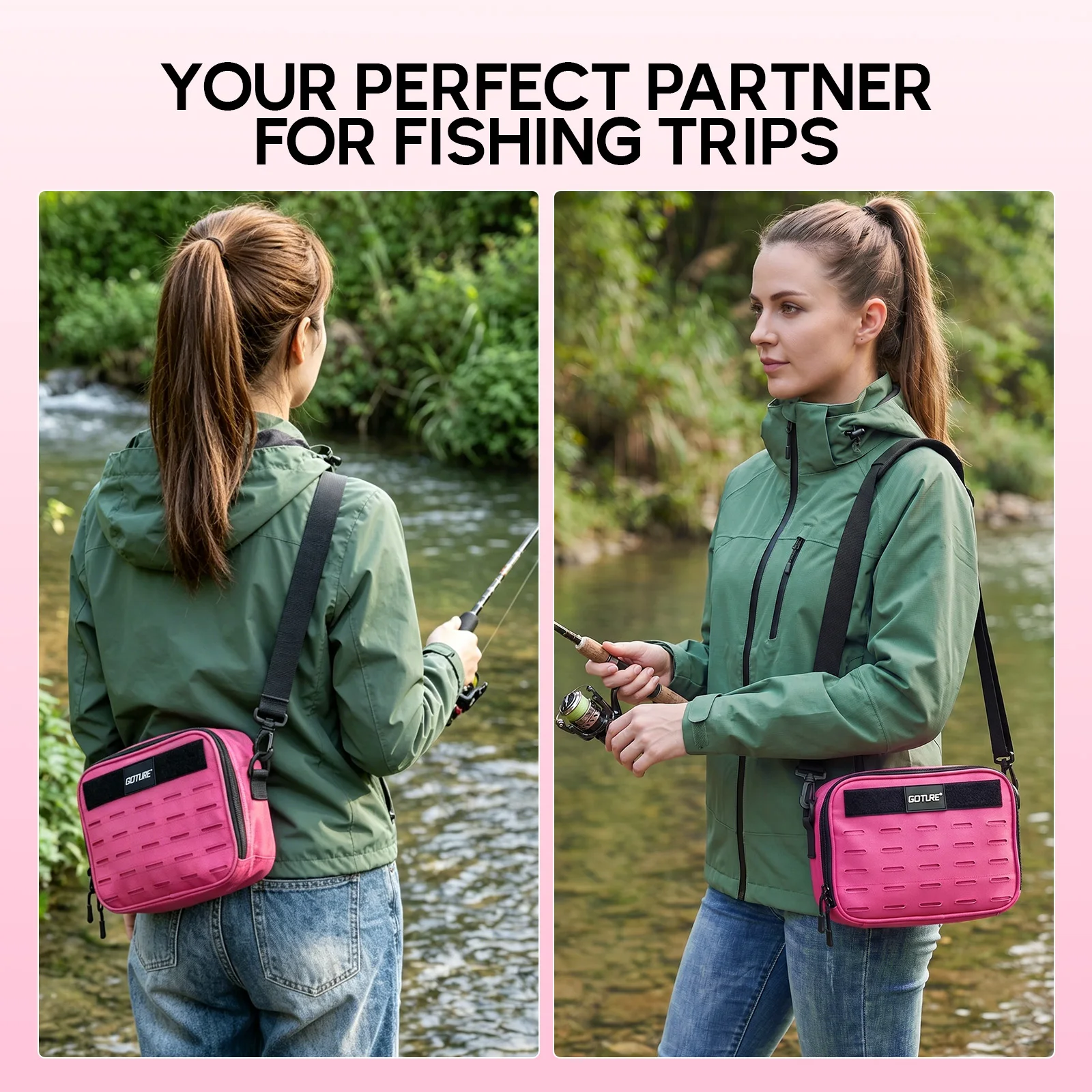 Bolsa impermeable Goture para aparejos de pesca – Oxford 900D - imagen 2