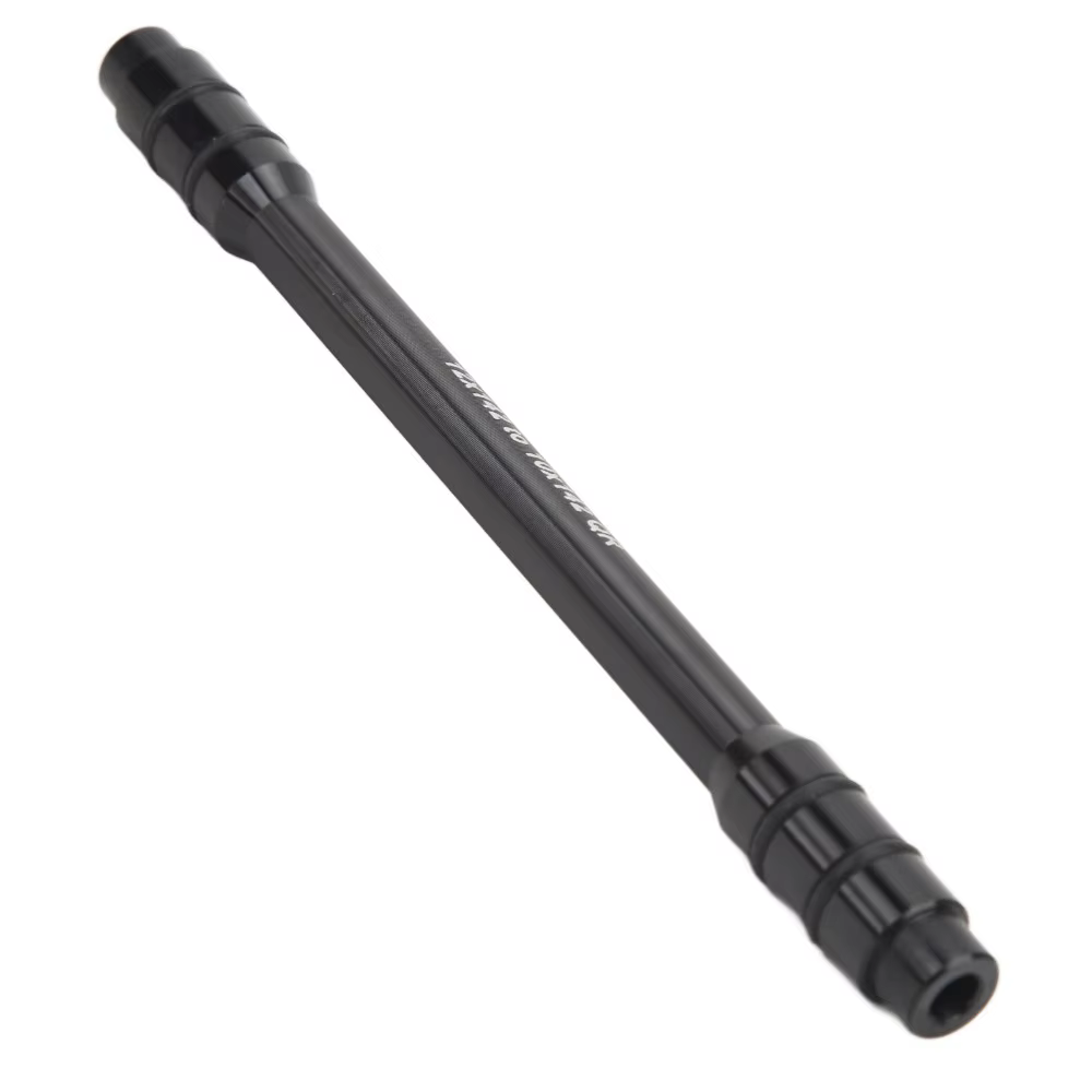 Adaptador de eje pasante para buje de bicicleta de aluminio negro - imagen 3