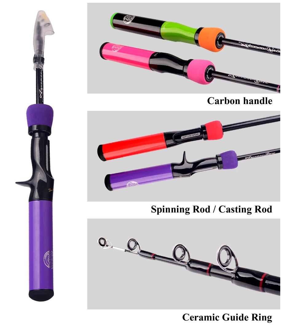 Caña telescópica ultraligera portátil para pesca de viaje - imagen 5