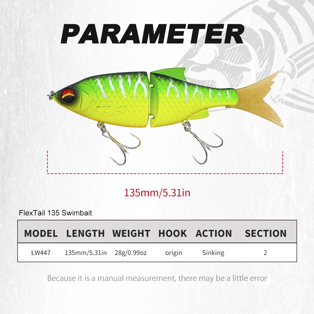 Hunthouse FLEXTAIL Pencil Swimbait para pesca de lubina