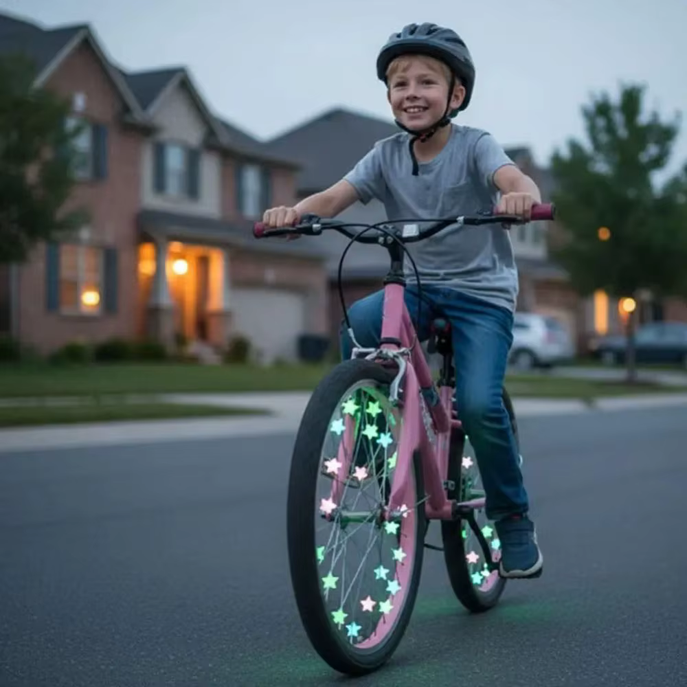 Luces Reflectantes para Radios de Bicicleta Infantiles – Juego de 36 uds. - imagen 4