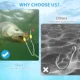 Aparejo carpa doble anzuelo invertido con flotador y plomada - imagen 4