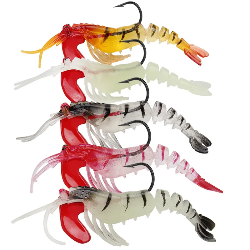 Señuelo blando Jig Head luminoso de plomo para agua salada - imagen 5