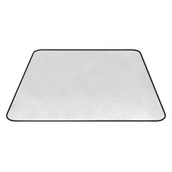 Alfombra de camping impermeable doble cara con aluminio, plegable