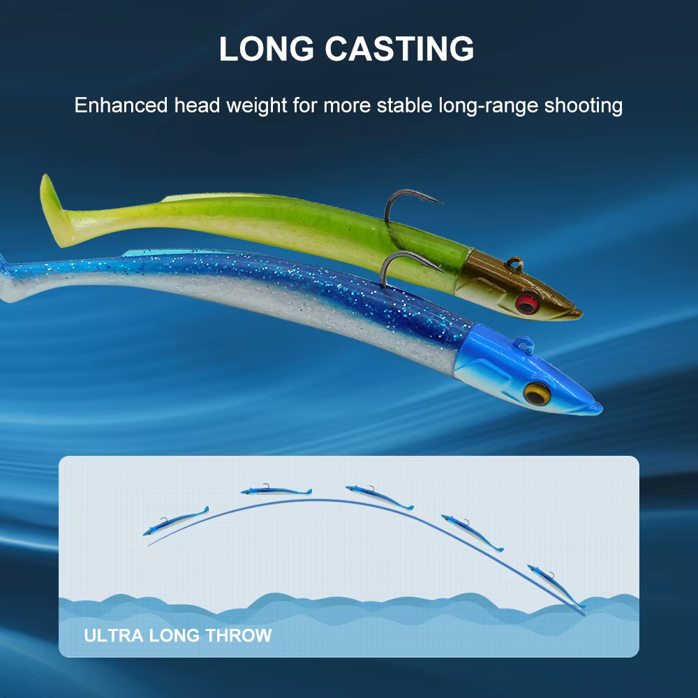 KESFISHING Crazy Shiner Vinilo blando para lucio - imagen 4
