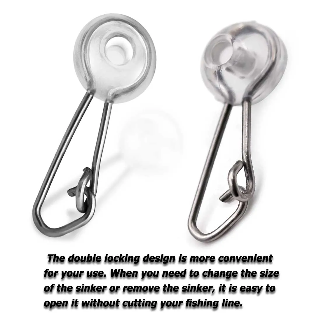 Snap Deslizante Duo Lock FishTrip – Para Pesca de Surf - imagen 4