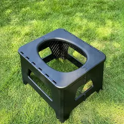 Inodoro portátil plegable a prueba de olores con tapa