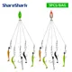 ShareShark Alabama rig con giradores y eslabón rápido inox para mar