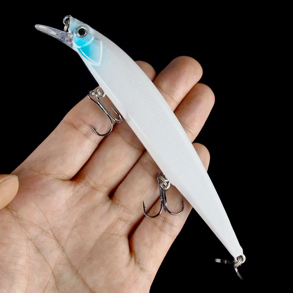 Jerkbait Minnow flotante de cebo duro Wobbler – acción de tirón - imagen 3