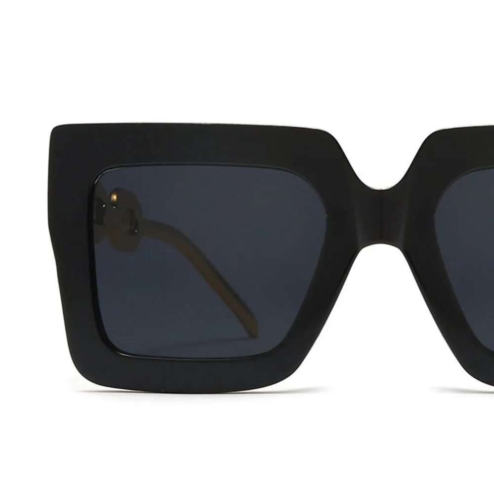 Gafas de sol vintage cuadradas con filtro UV y montura rectangular - imagen 2