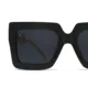 Gafas de sol vintage cuadradas con montura rectangular y filtro UV - imagen 2