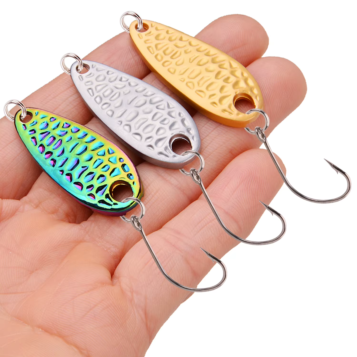 Metal Vib Wobbler Spoon - Cucharas Oscilantes para Pesca Deportiva - imagen 5