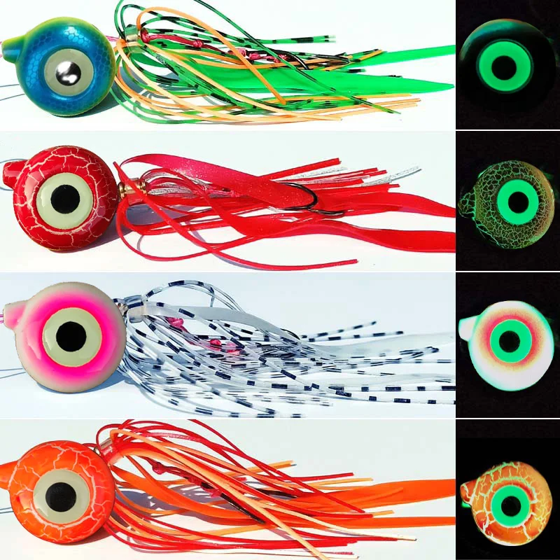 Señuelo de metal luminoso para jigging