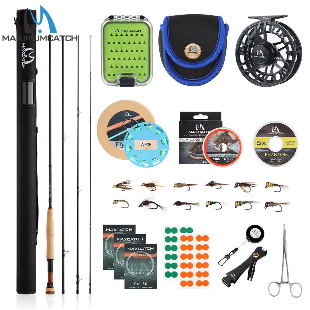 Maximumcatch Competition Intouch conjunto caña mosca ninfa 3wt