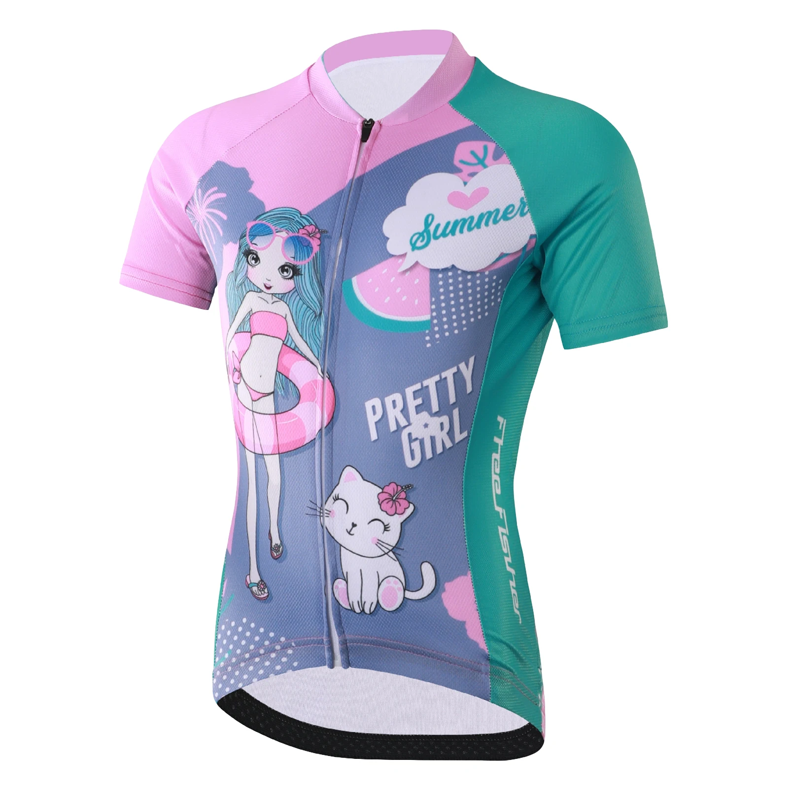 Ropa de ciclismo infantil: jersey manga corta transpirable Pro MTB - imagen 2