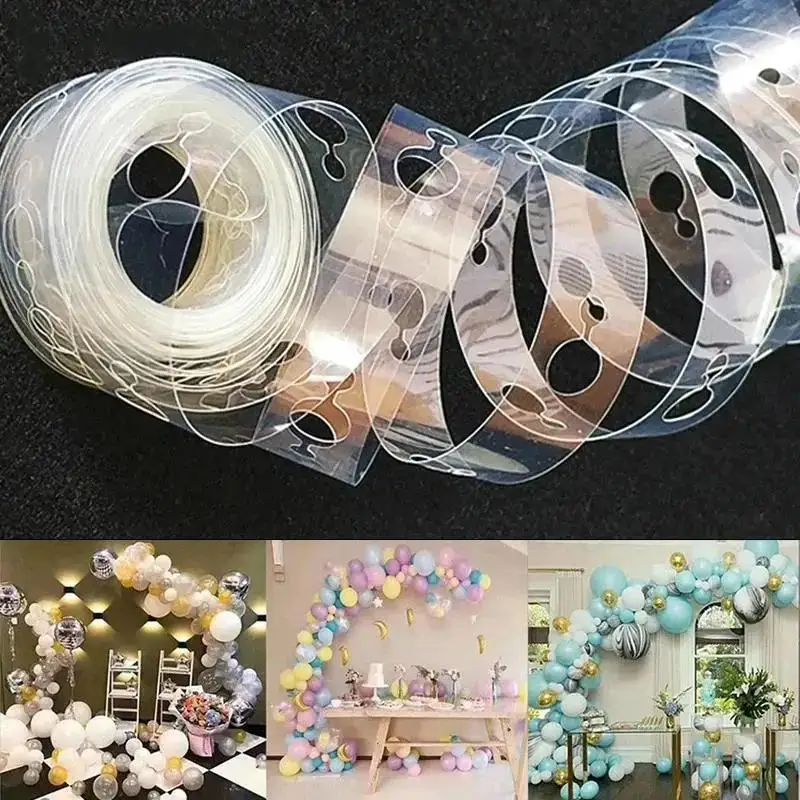 Cadena de globos de plástico para atar globos y decorar - imagen 5