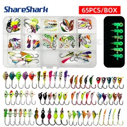 Anzuelos para pesca en hielo luminosos ShareShark para vinilo