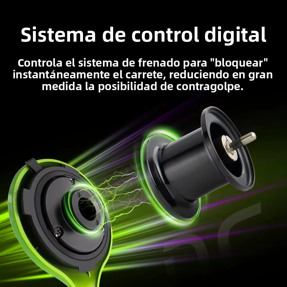 Carrete Huidiao TRAILSEEKER DC BFS ultraligero redondo finesse - imagen 2