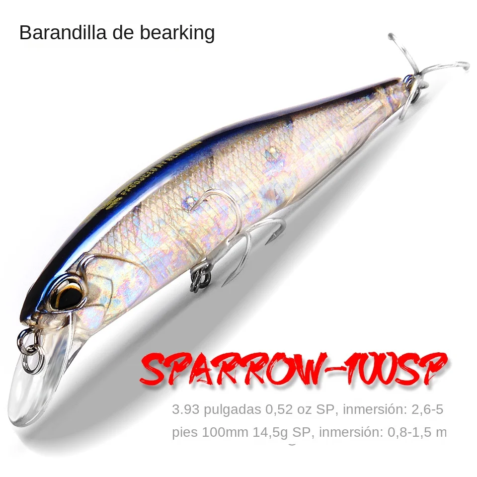 Bearking Señuelo de Pesca Cebo Duro – Minnow – Colores Variados