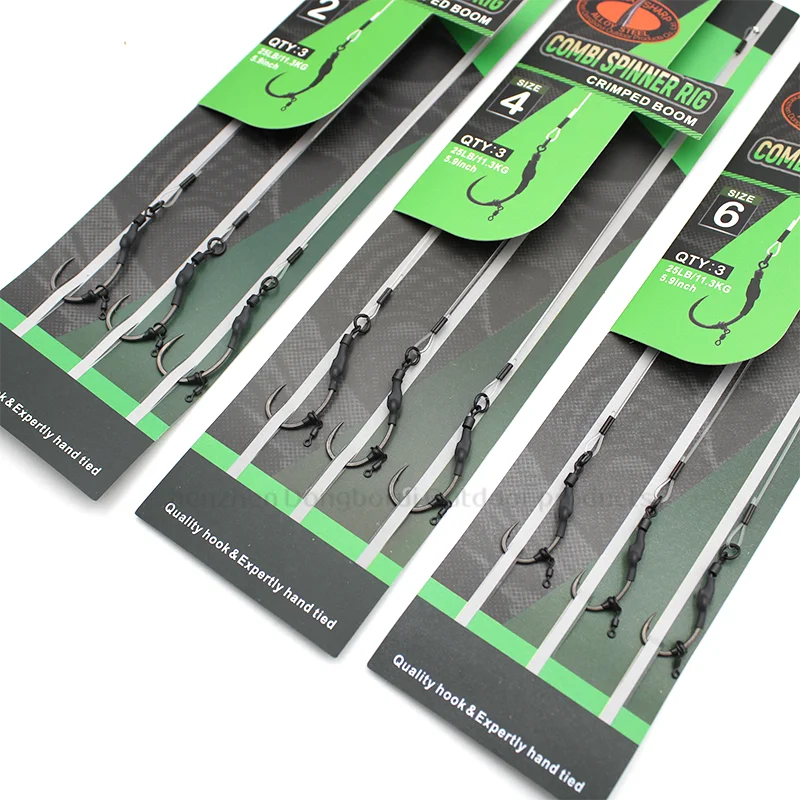 Combi Spinner Rig Krank – Aparejo con lamas para pesca de carpa - imagen 5