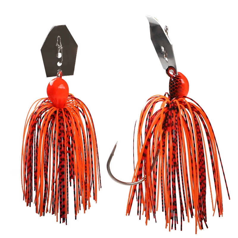 FISHINGFANS Chatterbait con gran aspa – jig para lubina y lucio - imagen 4