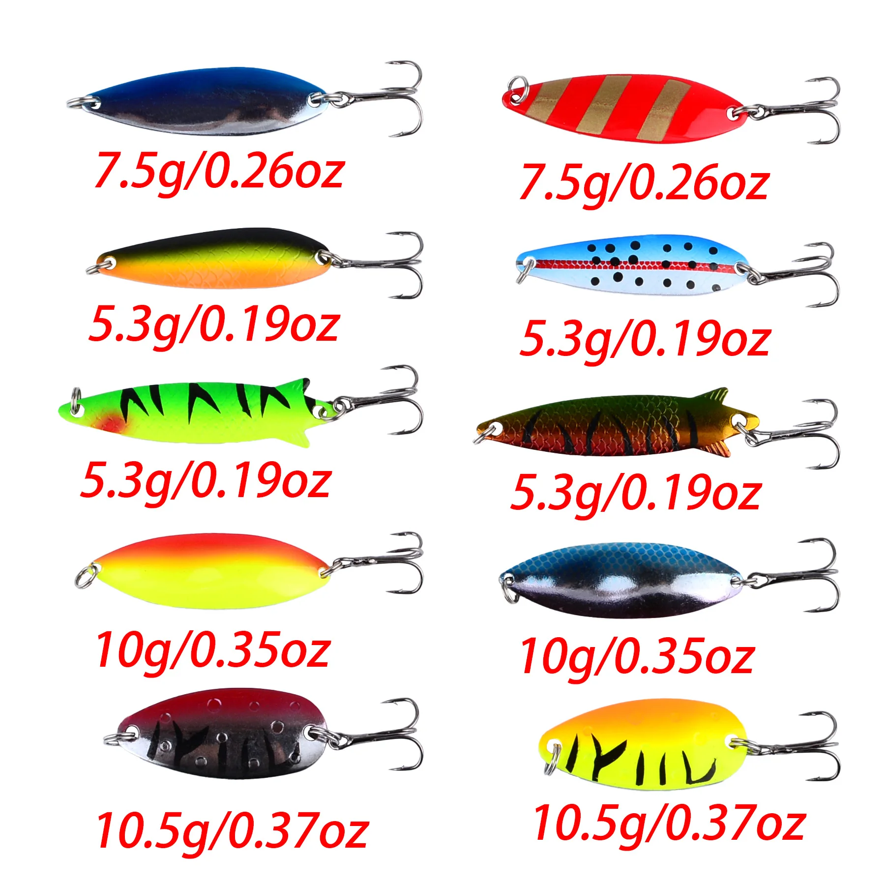 Señuelos tipo cuchara para trucha y lubina – Accesorios - imagen 2