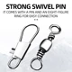 ShareShark Jig Head con púas y cabeza brillante para chub en mar - imagen 3