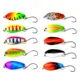 Cucharilla metálica con anzuelo simple lentejuelas brillantes - imagen 2