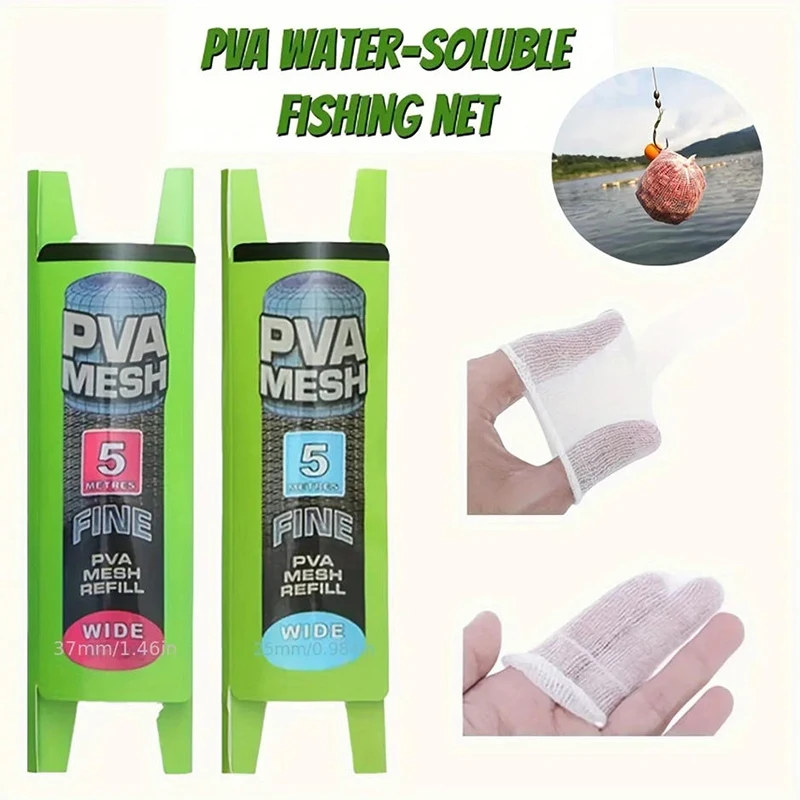 Redes de PVA solubles en agua para cebos de carpa – malla - imagen 2